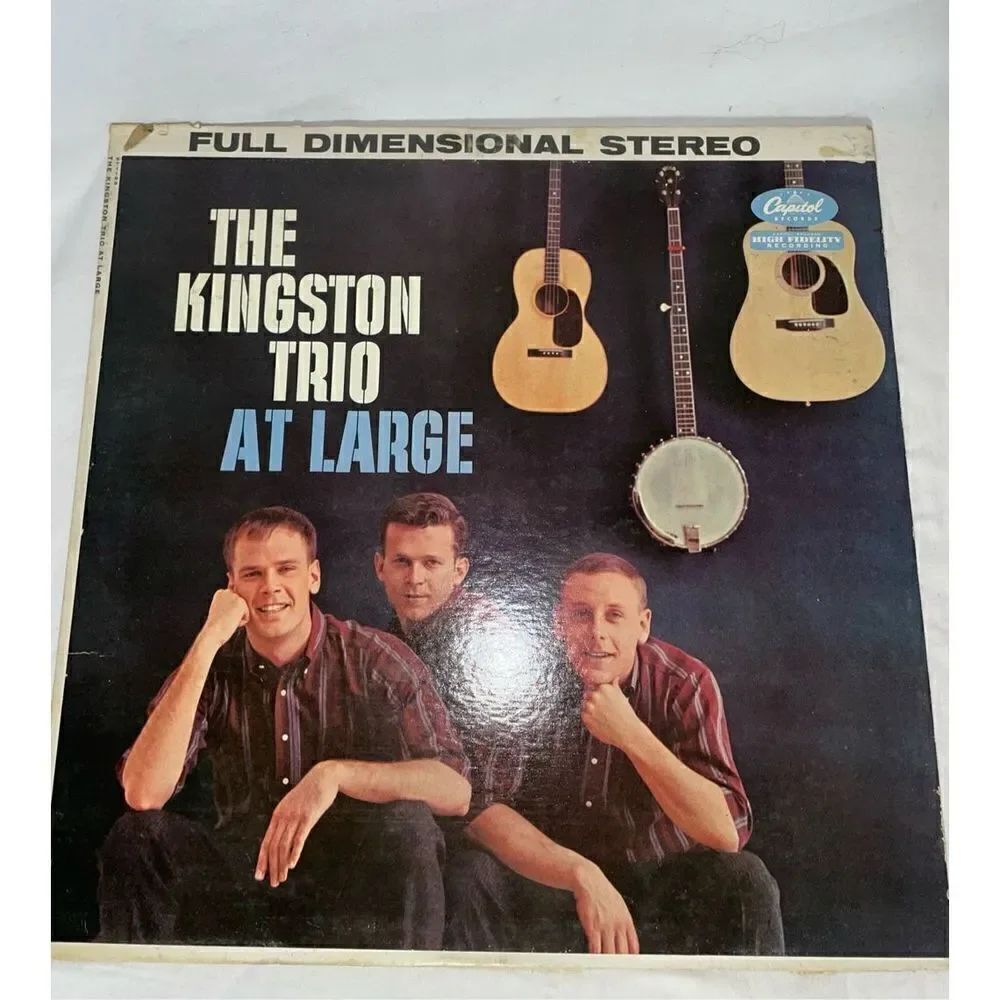 The Kingston trio At Large vinyl record